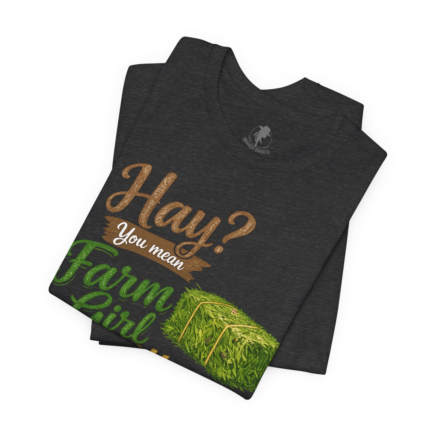 Hay-You Mean Farm Girl Glitter T-Shirt