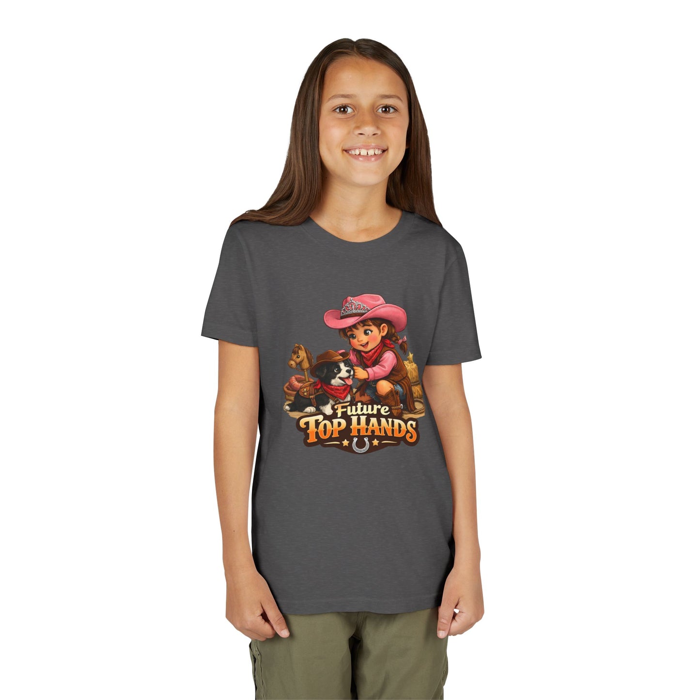 "Future Top Hands" Cute Cowgirl Youth Shirt