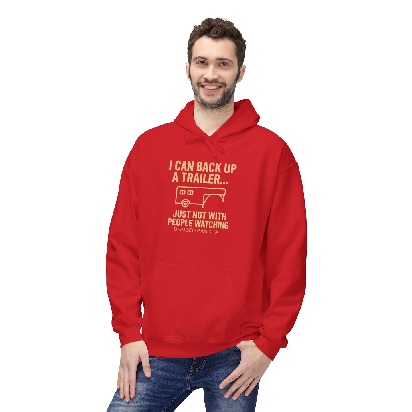 I Can Back Up a Trailer--Western Graphic Hoodie