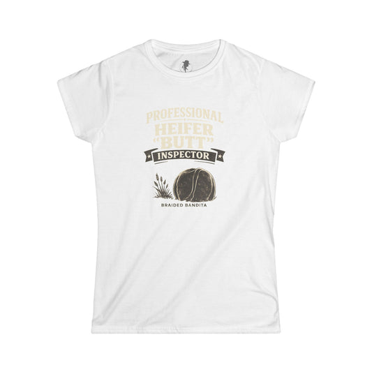 Professional Heifer Butt Inspector Tee — Cattle Owner Shirt