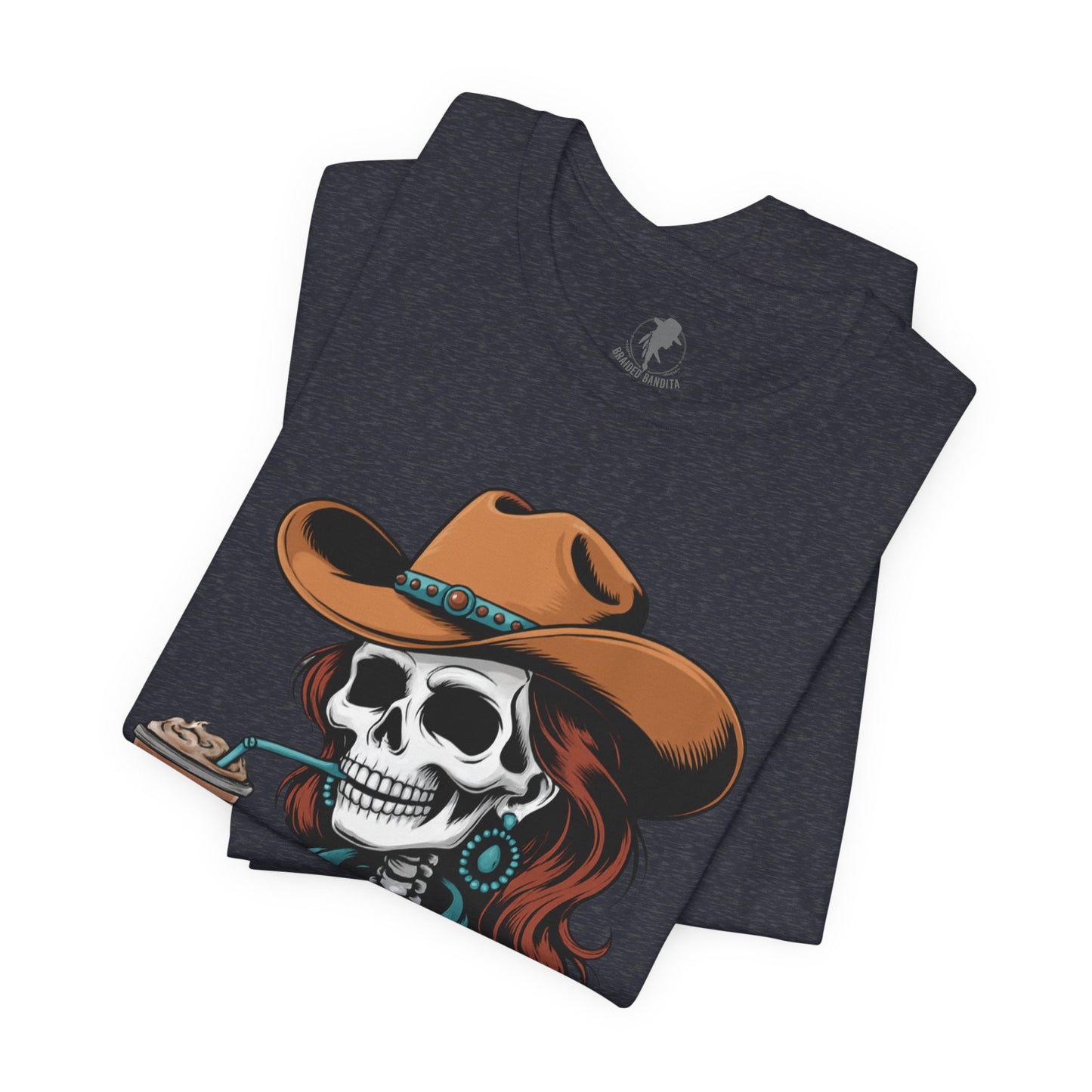 Cowgirl Skull Tee — "I Could Be Meaner" Graphic T-Shirt