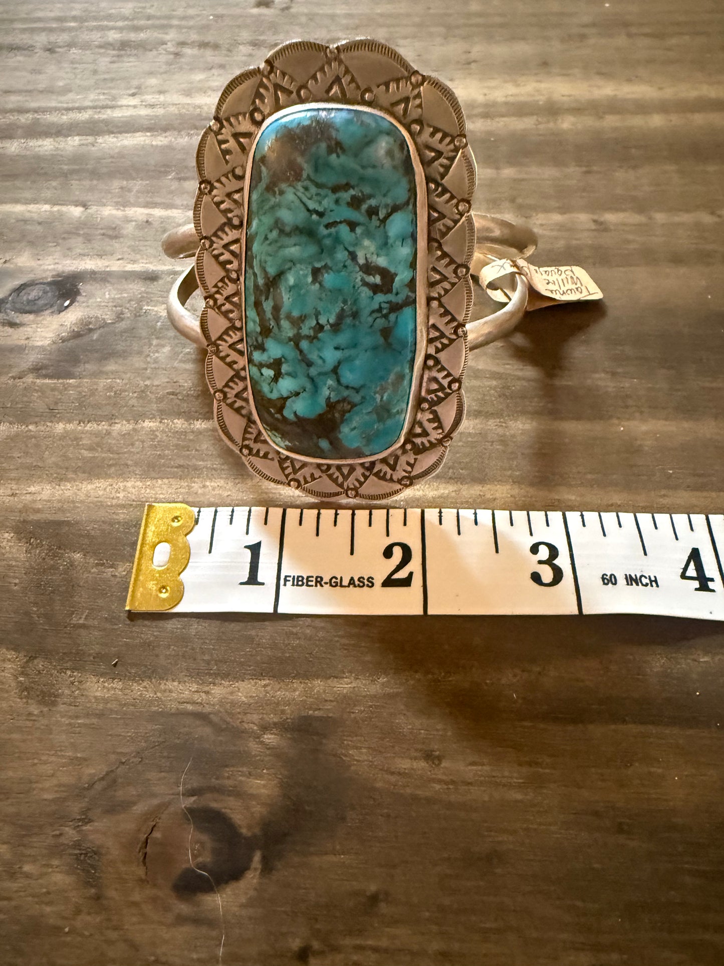 Turquoise Cuff- Native Made by Tawnie Willie