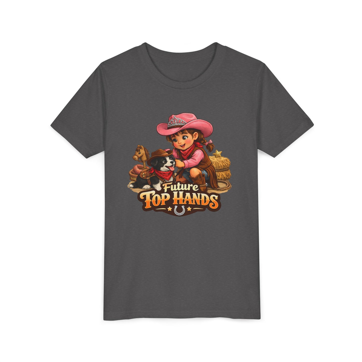 "Future Top Hands" Cute Cowgirl Youth Shirt