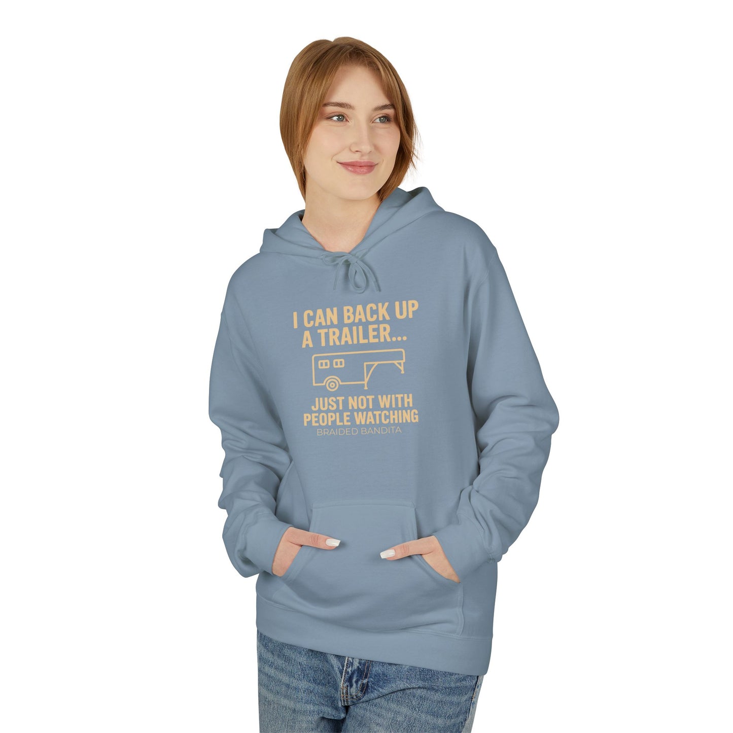 I Can Back Up a Trailer--Western Graphic Hoodie