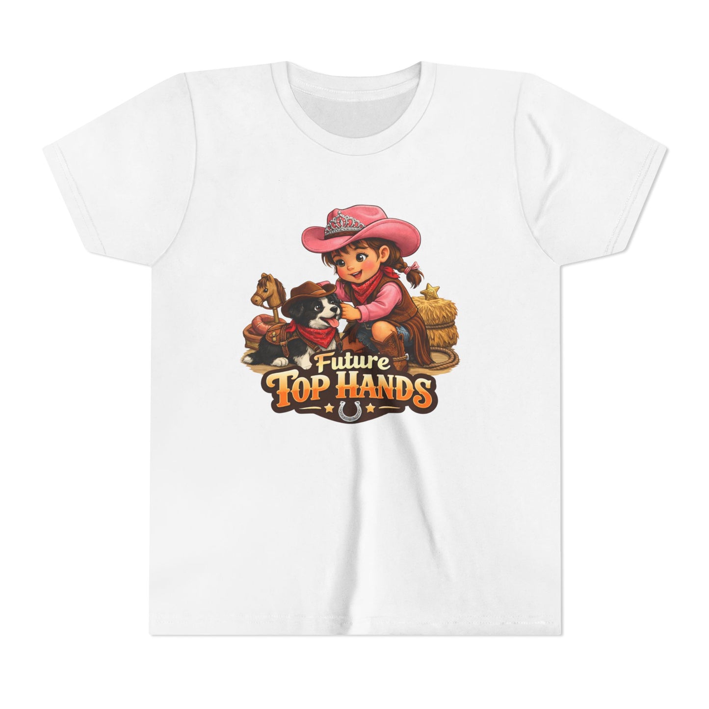 "Future Top Hands" Cute Cowgirl Youth Shirt