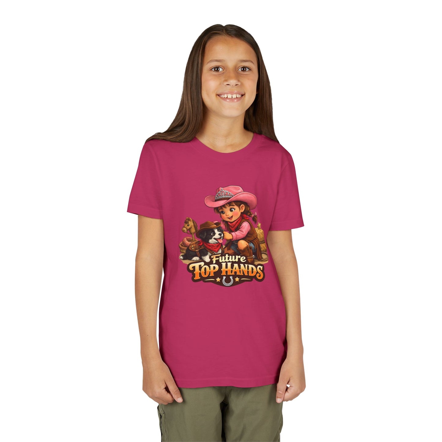"Future Top Hands" Cute Cowgirl Youth Shirt
