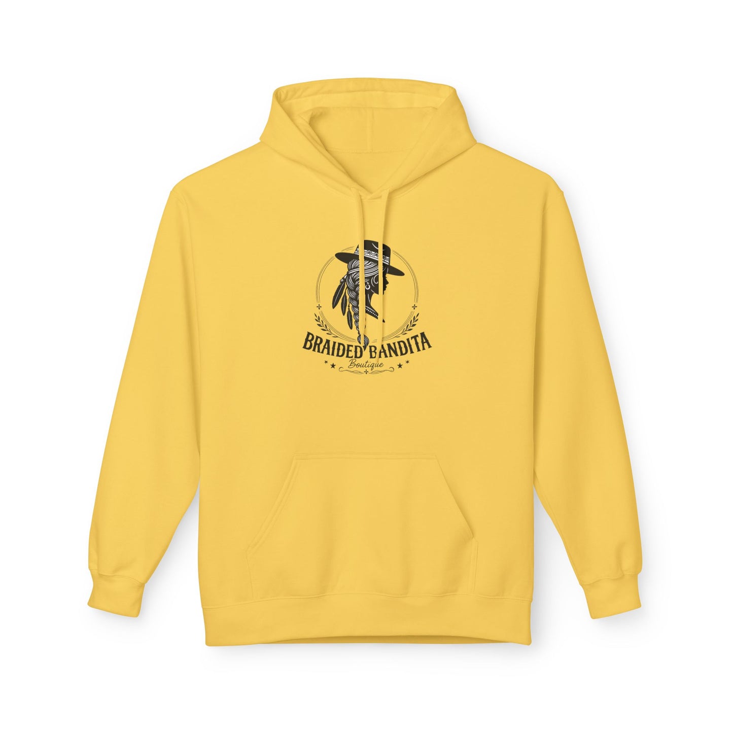 Braided Bandita Hoodie — Boho Cowgirl Graphic Pullover