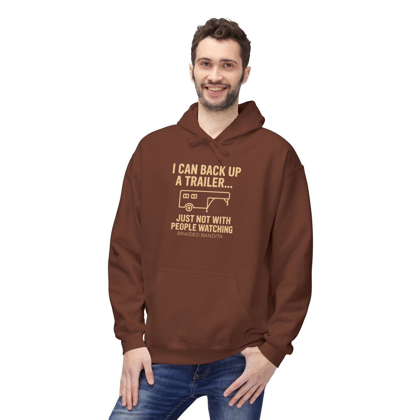 I Can Back Up a Trailer--Western Graphic Hoodie