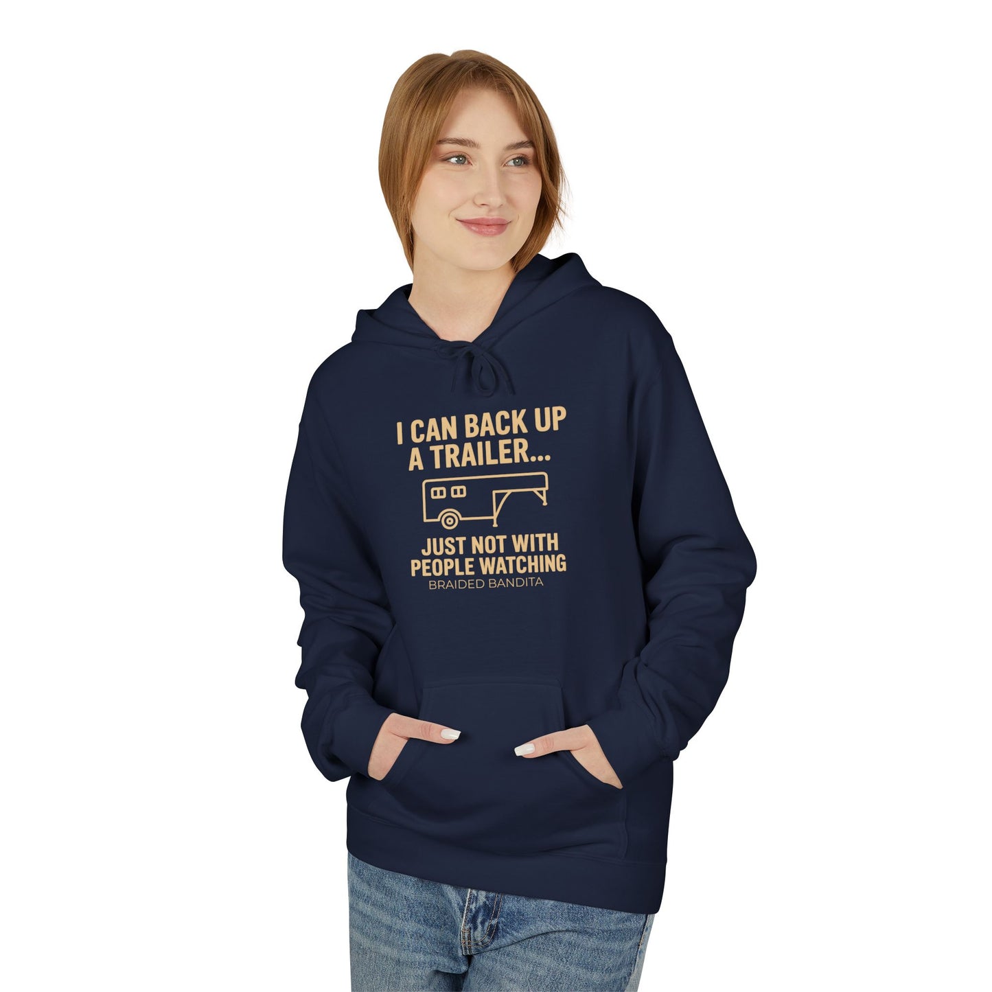 I Can Back Up a Trailer--Western Graphic Hoodie