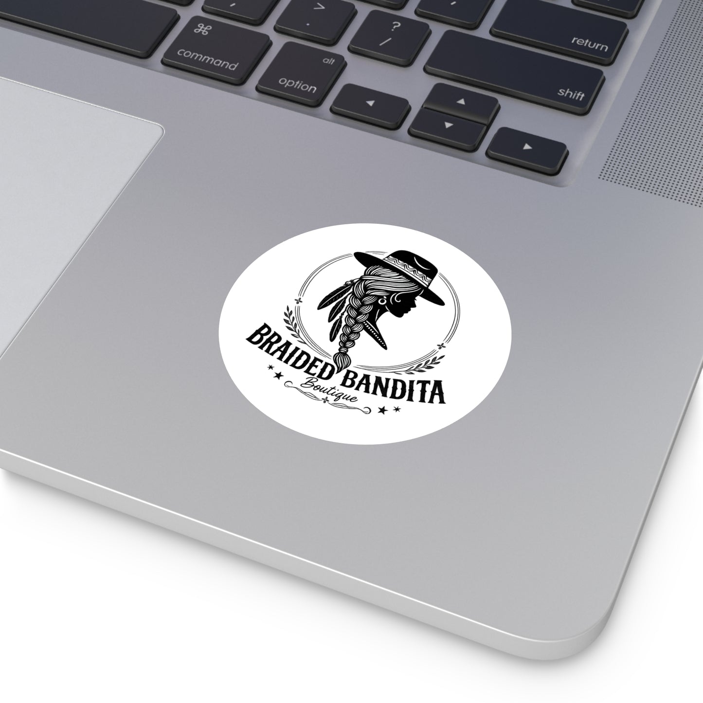 Braided Bandita Boutique Logo Vinyl Sticker