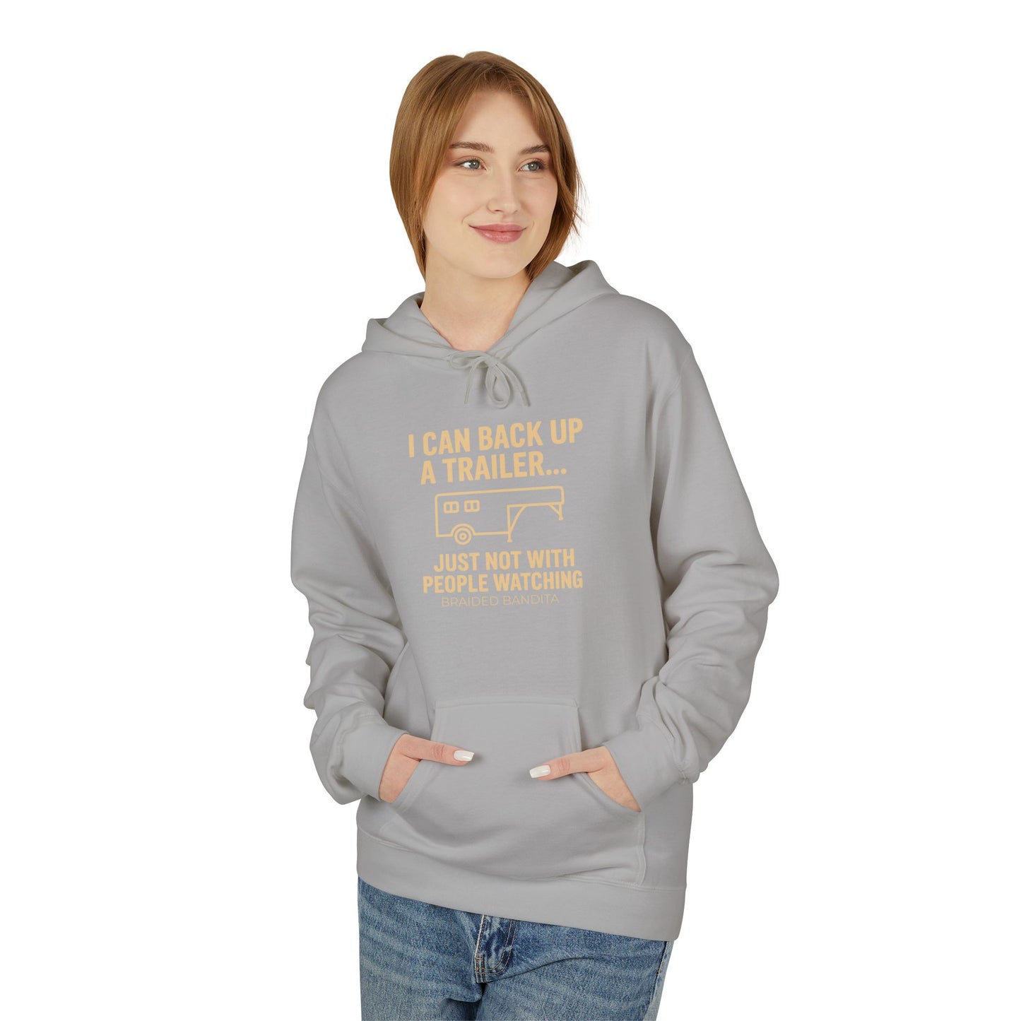 I Can Back Up a Trailer--Western Graphic Hoodie