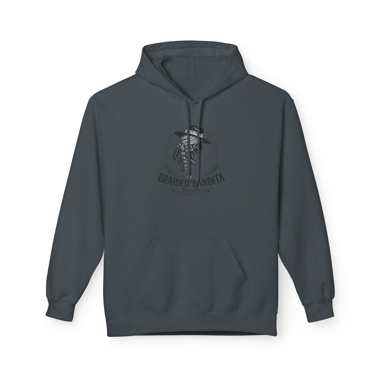 Braided Bandita Hoodie — Boho Cowgirl Graphic Pullover