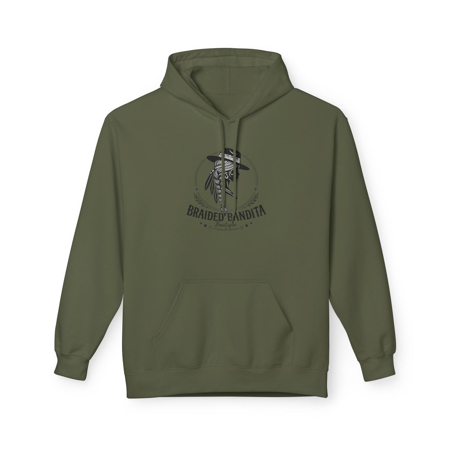 Braided Bandita Hoodie — Boho Cowgirl Graphic Pullover