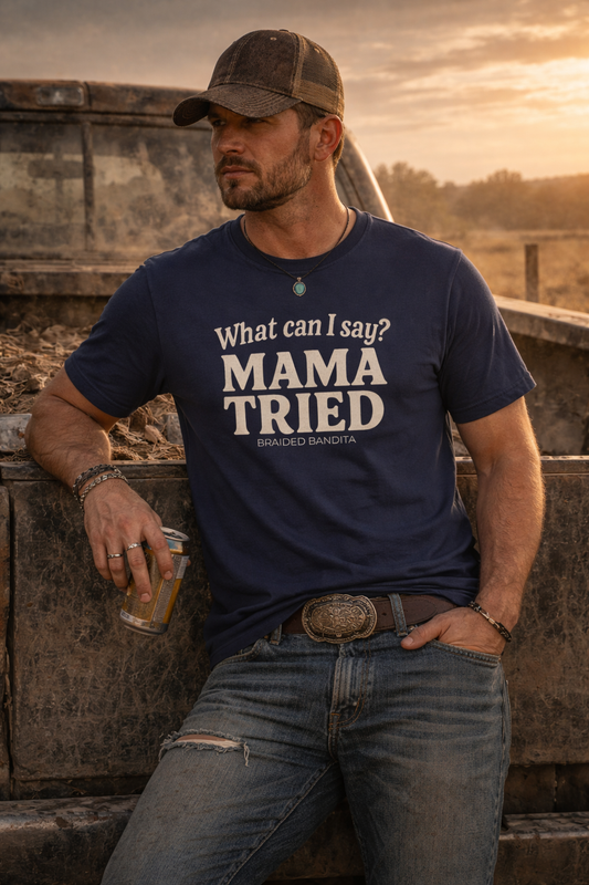 Mama Tried Merle Haggard Tribute – Western Graphic Tee