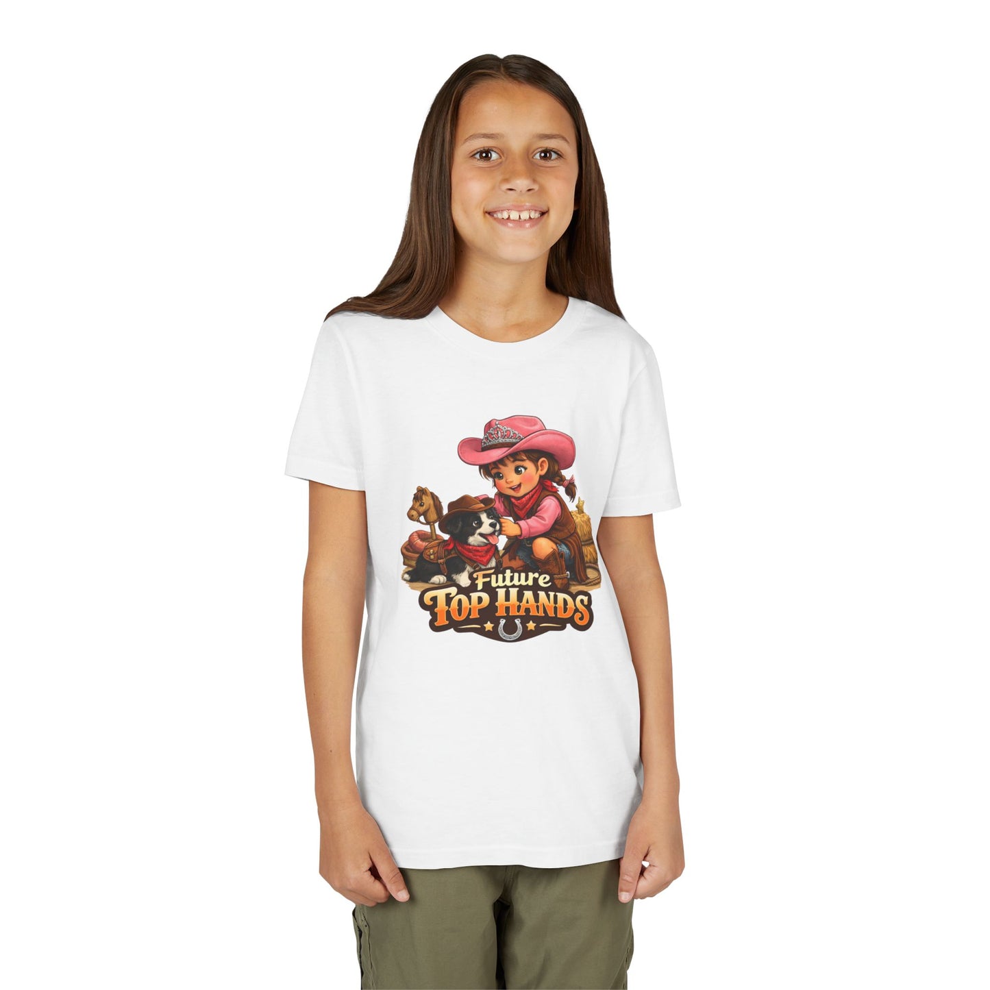 "Future Top Hands" Cute Cowgirl Youth Shirt