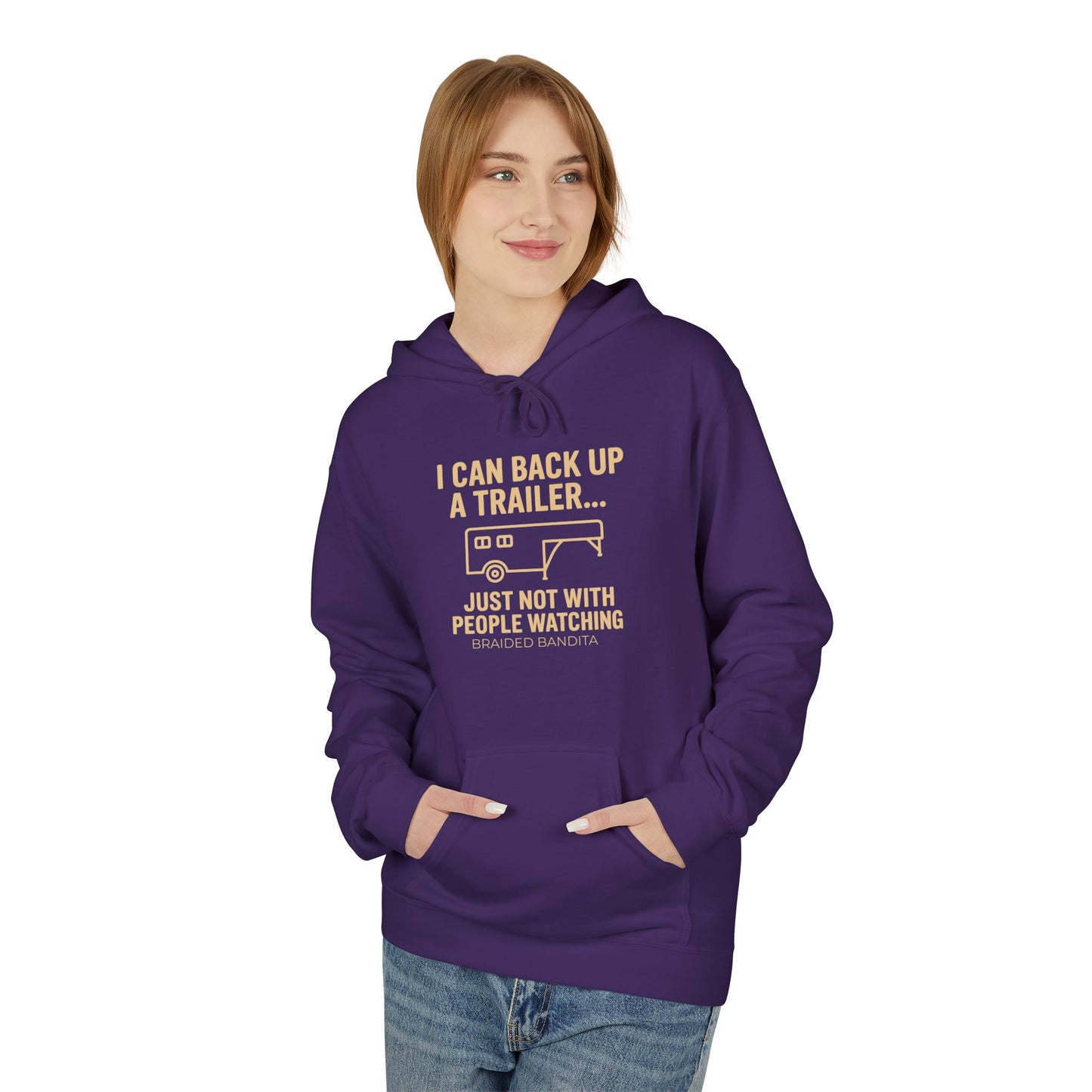 I Can Back Up a Trailer--Western Graphic Hoodie