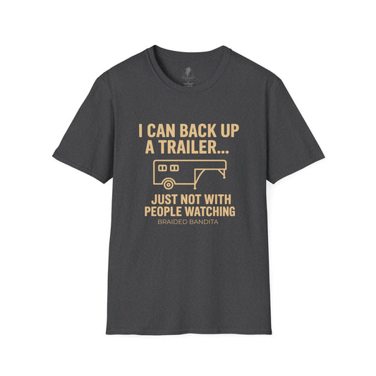 I Can Back Up a Trailer--Western Graphic Tee