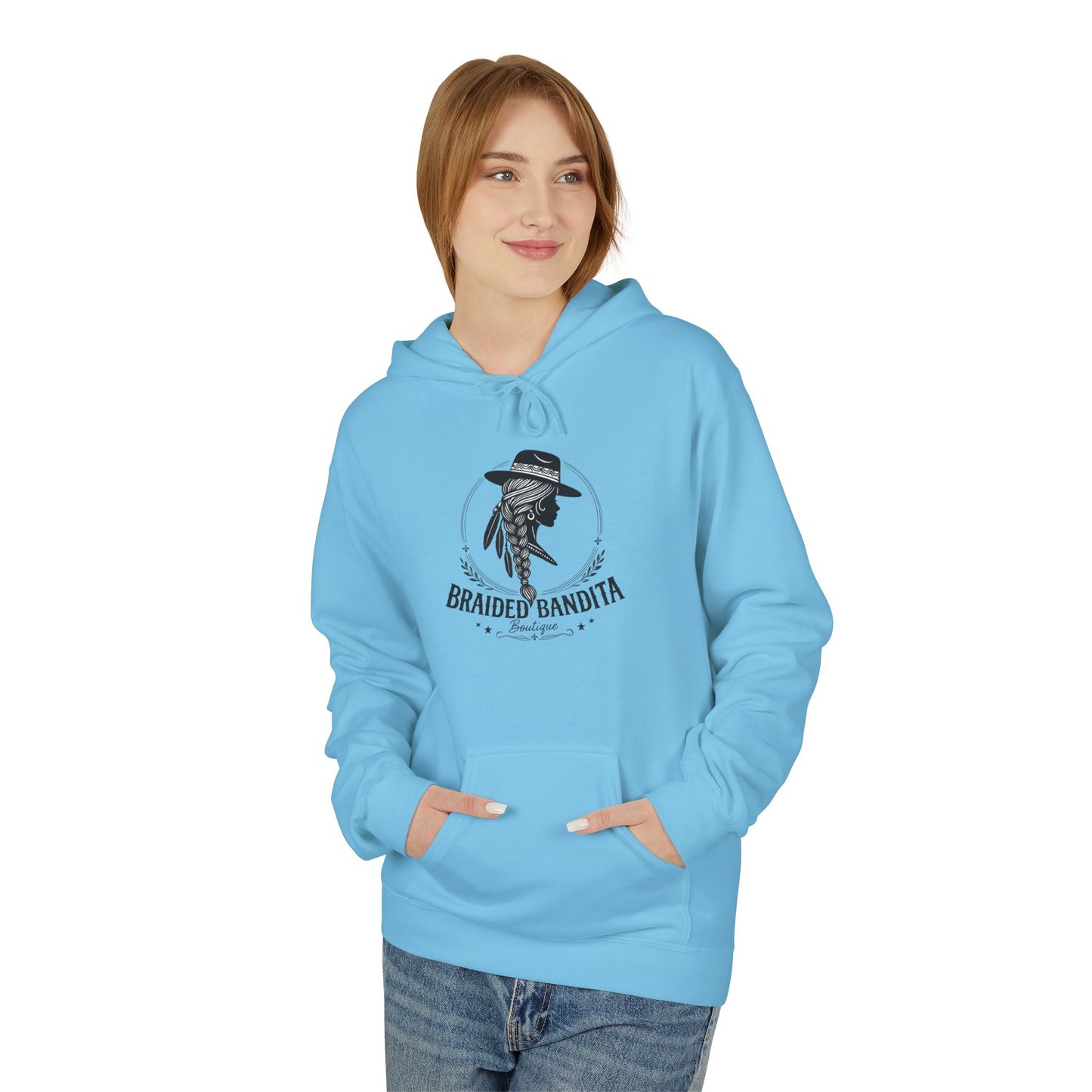 Braided Bandita Hoodie — Boho Cowgirl Graphic Pullover