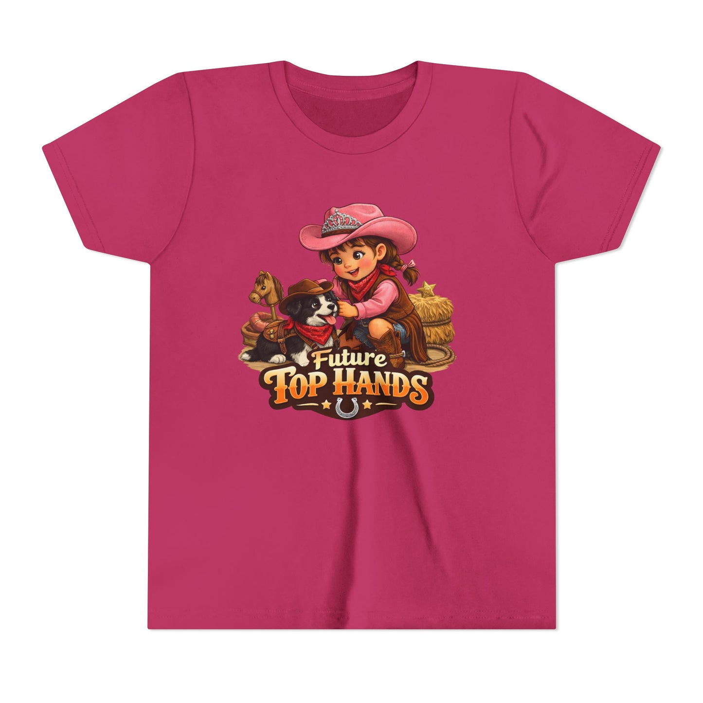 "Future Top Hands" Cute Cowgirl Youth Shirt