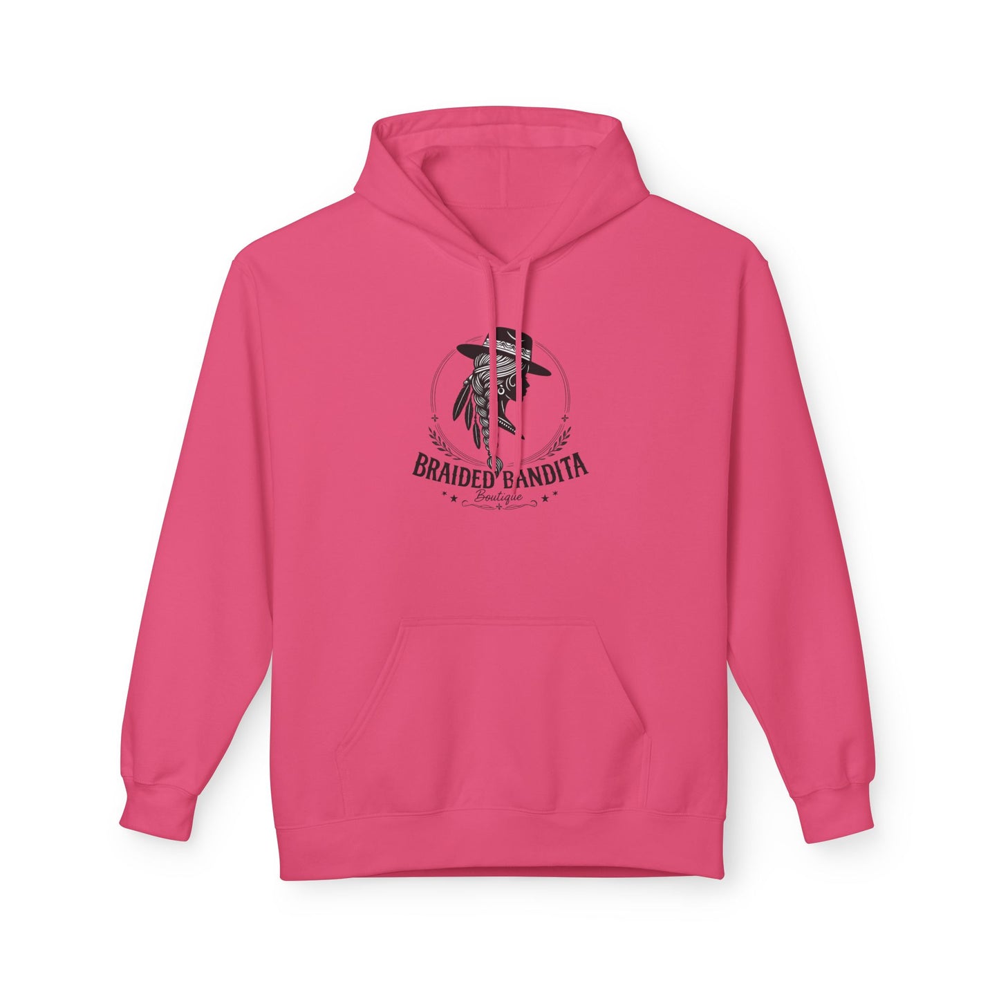 Braided Bandita Hoodie — Boho Cowgirl Graphic Pullover