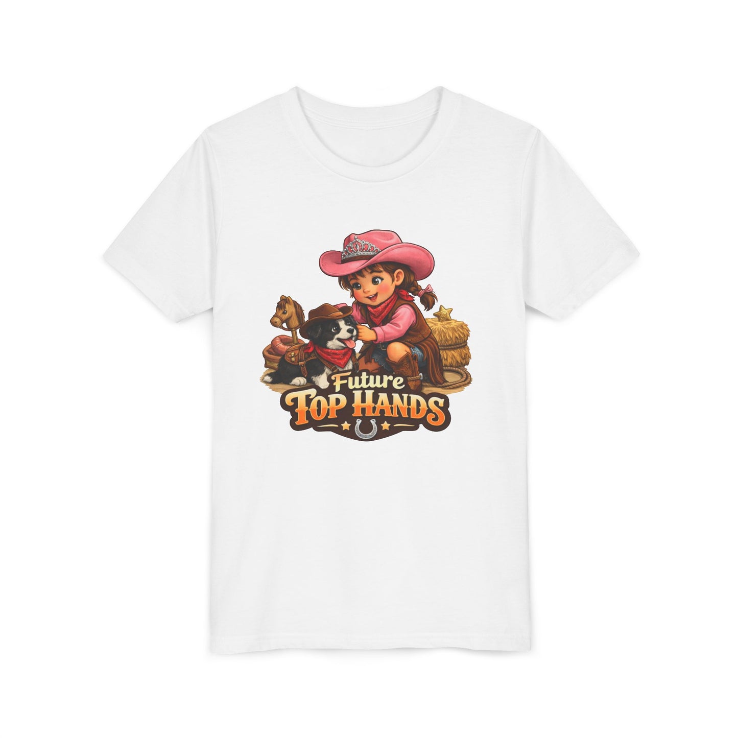 "Future Top Hands" Cute Cowgirl Youth Shirt