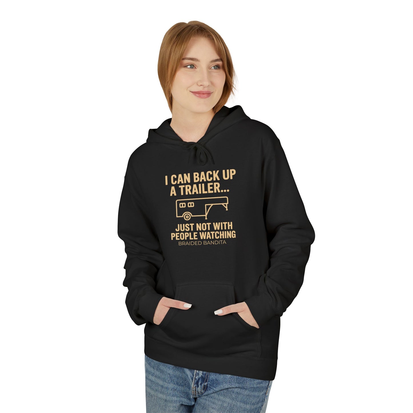 I Can Back Up a Trailer--Western Graphic Hoodie