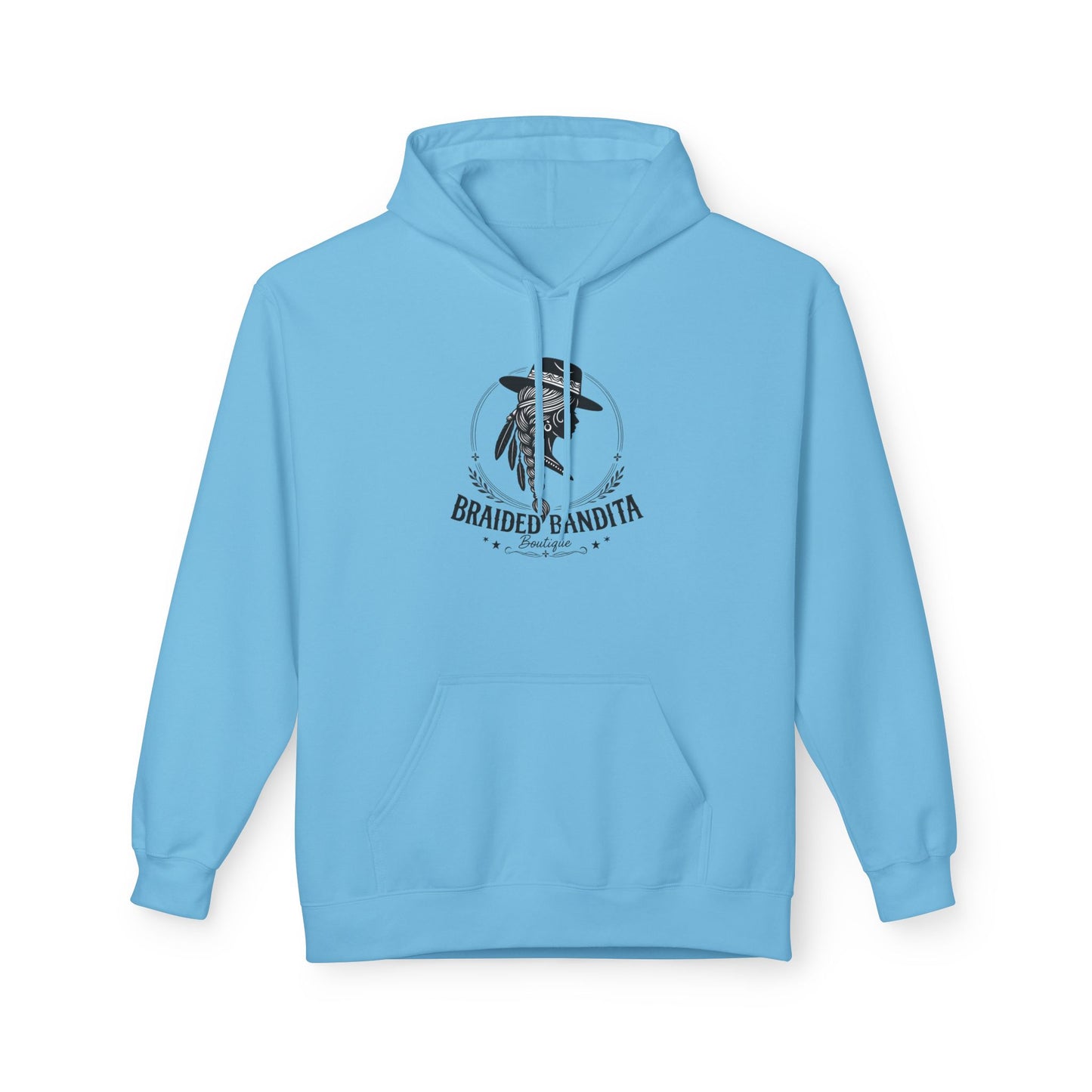 Braided Bandita Hoodie — Boho Cowgirl Graphic Pullover