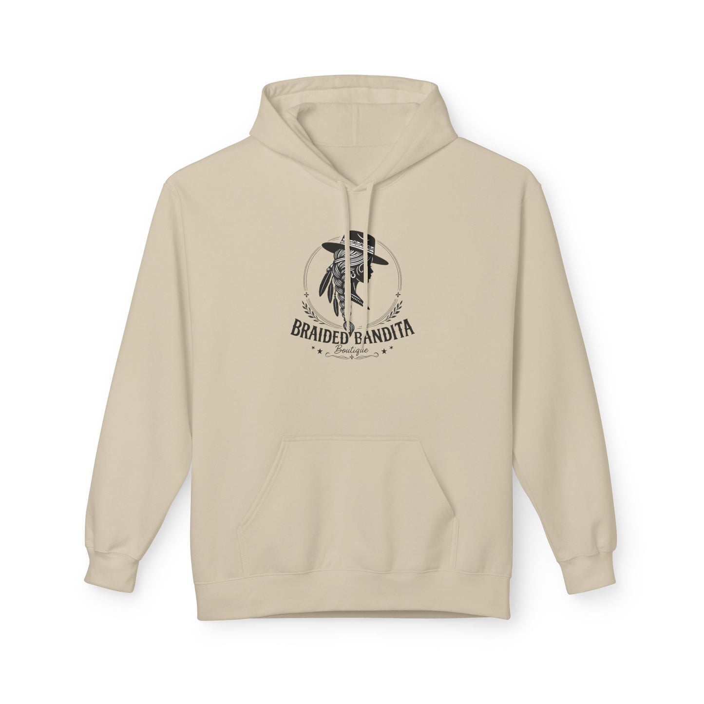 Braided Bandita Hoodie — Boho Cowgirl Graphic Pullover
