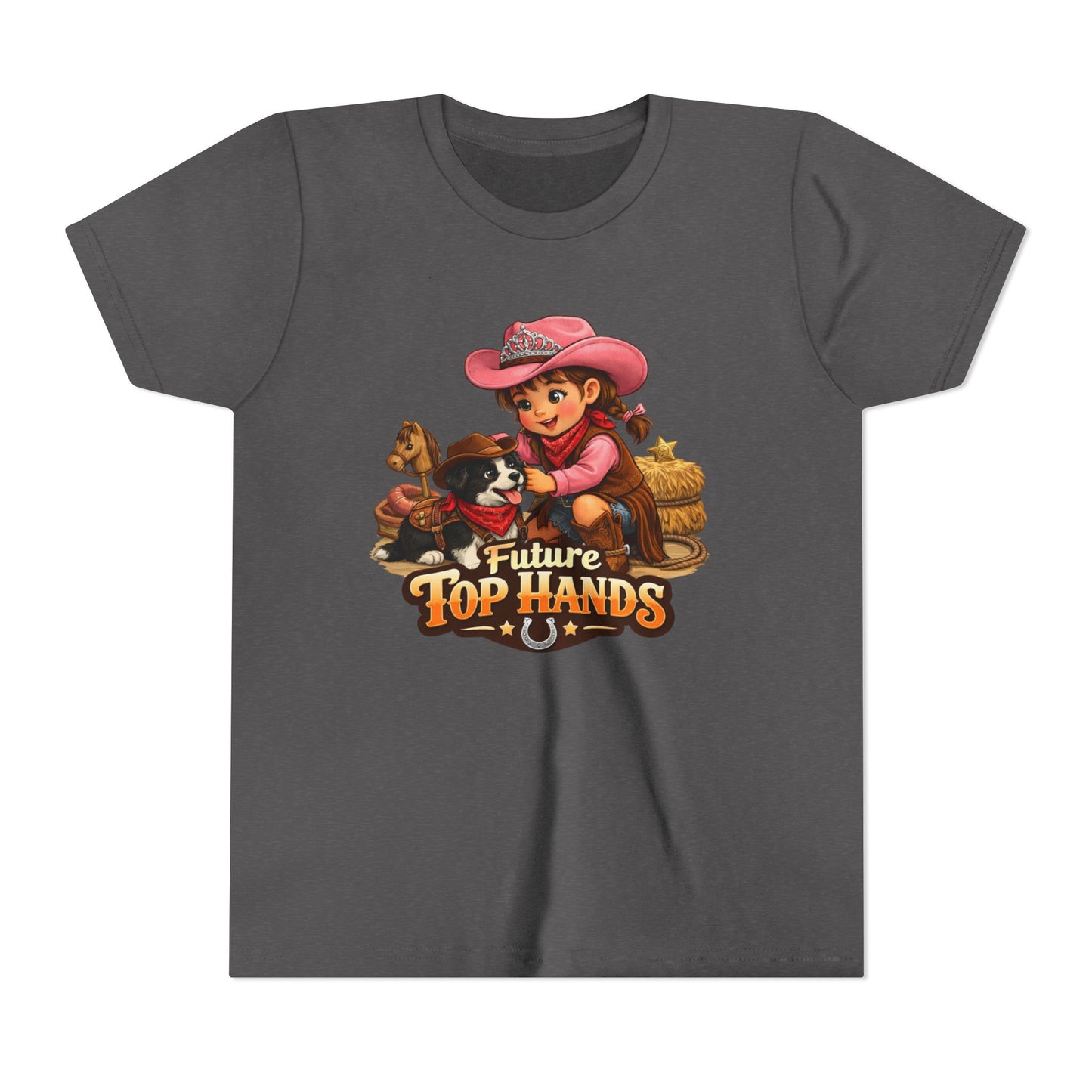 "Future Top Hands" Cute Cowgirl Youth Shirt