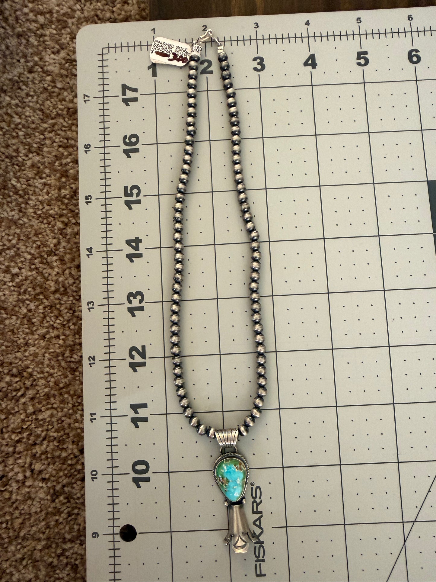 Sharon McCarthy Sonoran Gold Turquoise Blossom Necklace