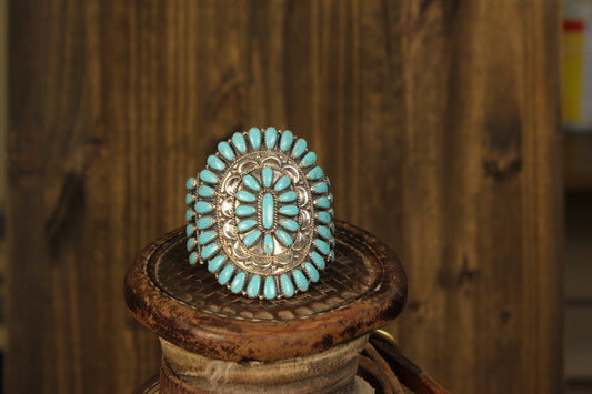 Turquoise Cuff-Native Made by Tamara Benally