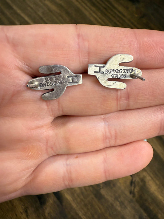 Cactus Earrings-Native Made (post)
