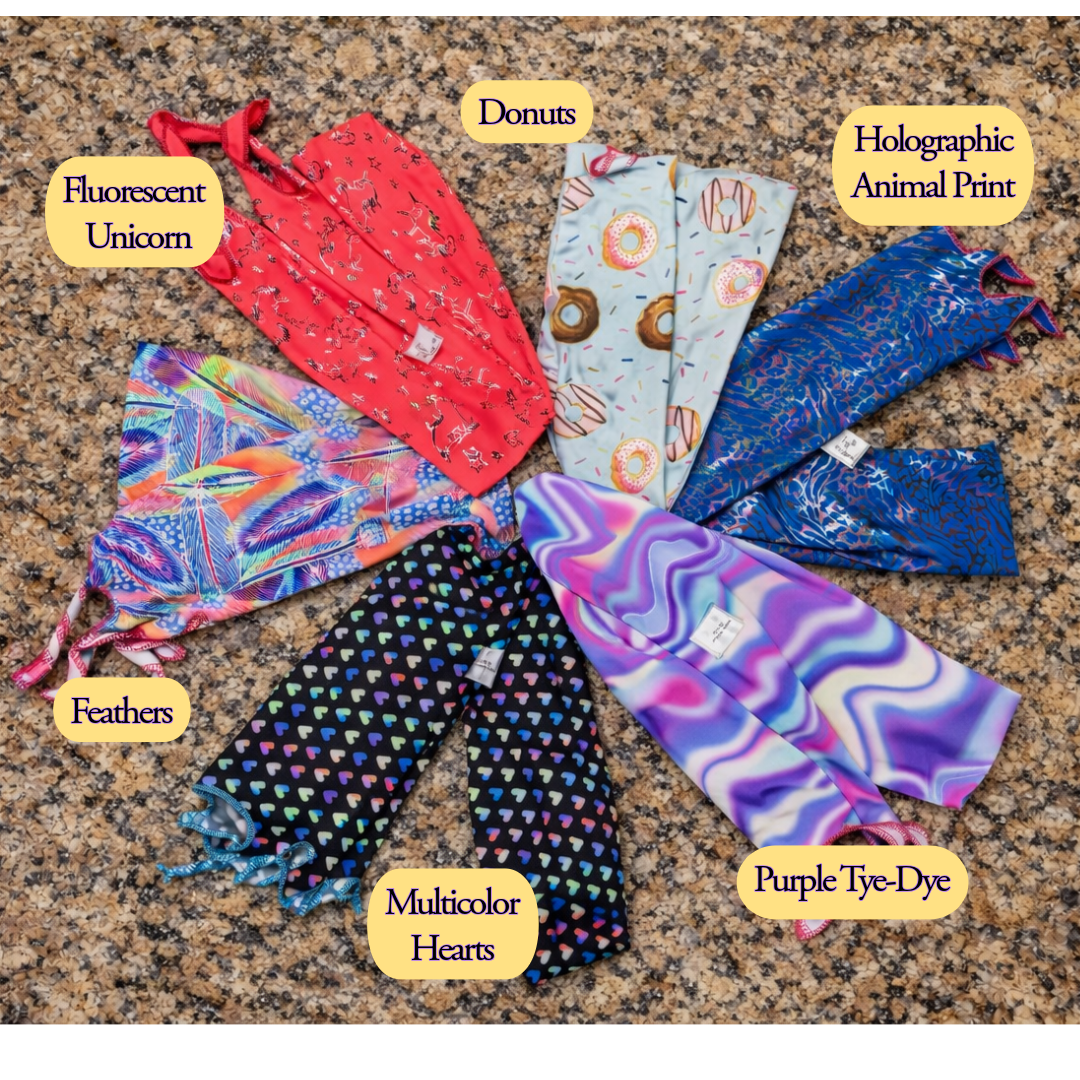 Braided Bandita Tailbags --Lycra/Spandex