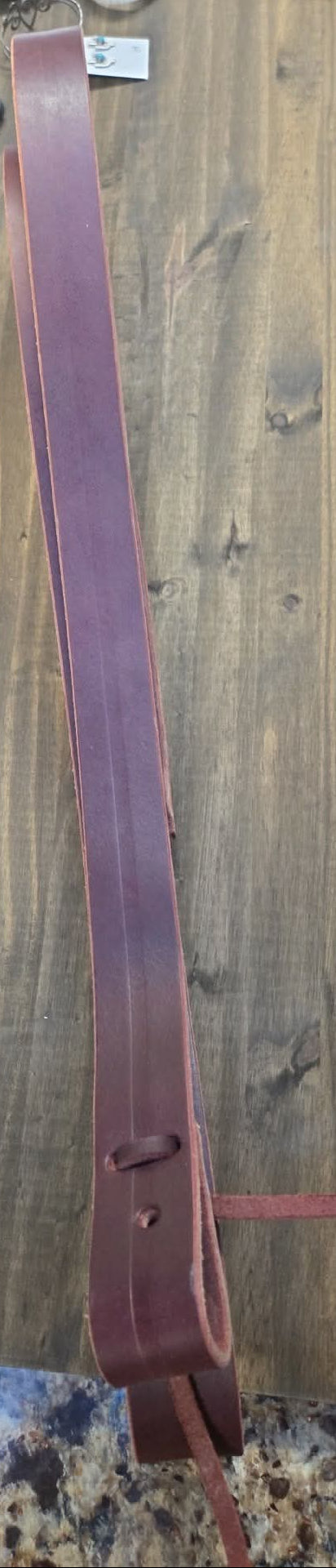 1.5" Plain Tie Latigo: No Holes 8ft
